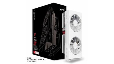 XFX Swift AMD Radeon RX 9060 XT OC White Gaming Edition 16GB GDDR6 128 bit Video Card