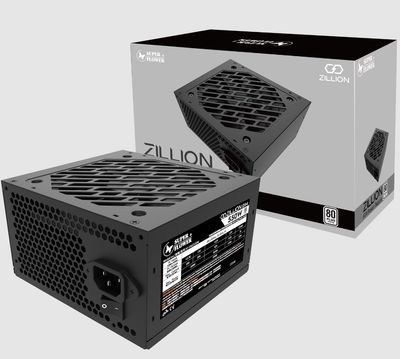 Superflower Zillion DW 550W 80 Plus Non-Modular with Black Flat Cables Power Supply