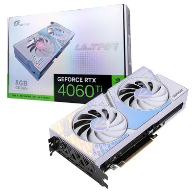 Colorful iGAME GeForce RTX™ 4060 Ti 8GB GDDR6 Ultra W DUO OC 128-bit/DP*3/HDMI 2.1/DLSS 3
