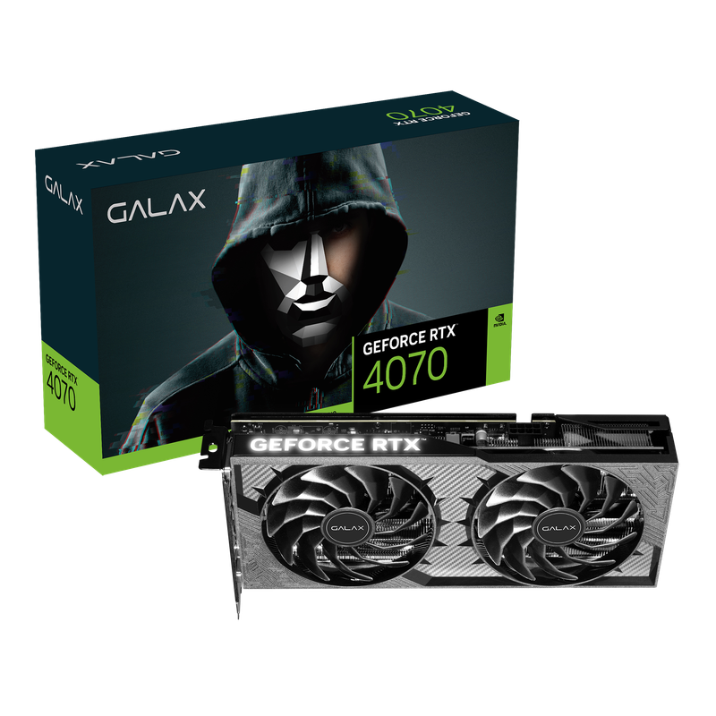 GALAX GeForce RTX™ 4070 1-Click OC 2X V2 12GB 192-bit GDDR6X GALAX GeForce RTX™ 4070 1-Click OC 2X V2 12GB 192-bit GDDR6X
