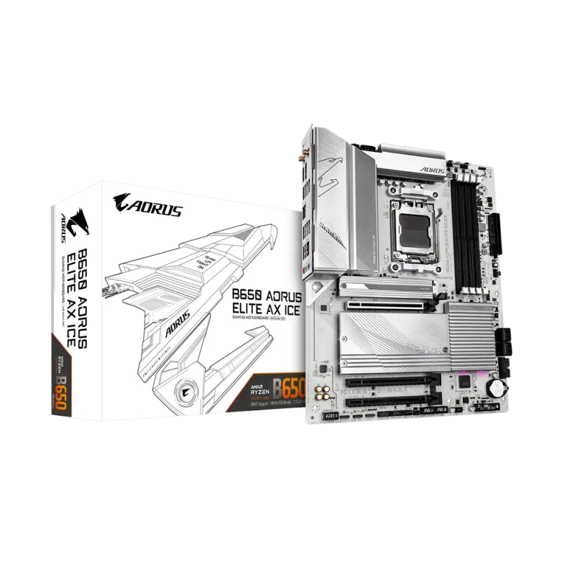 AORUS B650 ELITE AX ICE WIFI DDR5 MOTHERBOARD AORUS B650 ELITE AX ICE WIFI DDR5 MOTHERBOARD