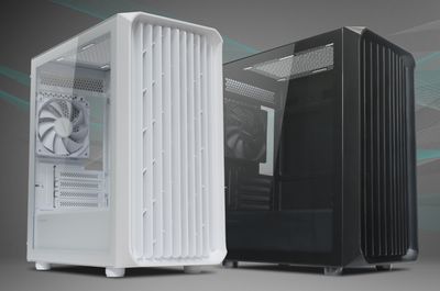 Tecware Flow MATX High Airflow TG Gaming Case ( Free 4x 120mm Fans )