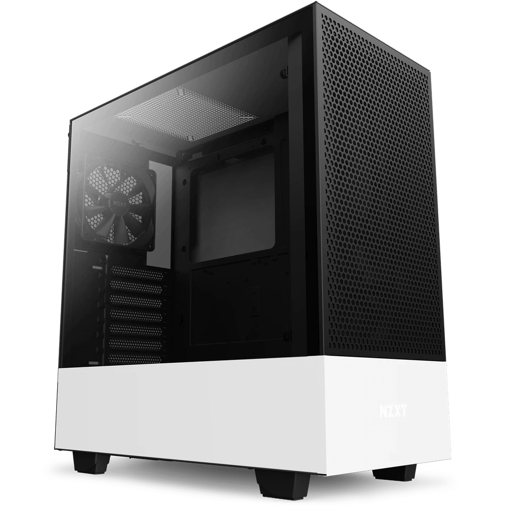 NZXT H510 Flow TG ATX Case ( Free 2x 120mm Aer Fans )