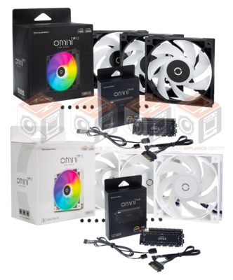 Tecware Omni P12 Triple Pack ARGB Fans w/ Omni Hub 8-port ARGB/PWM