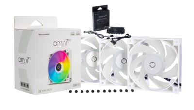 Tecware Omni P12 Triple Pack ARGB Fans w/ Omni Hub 8-port ARGB/PWM