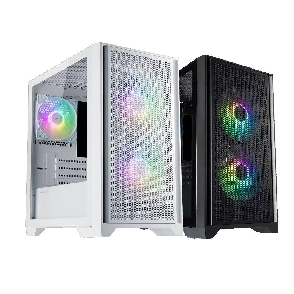 Tecware Neo M2 Tempered Glass Case ( Free 2x 140mm ARGB Fans, 1x 120mm ARGB Fans )