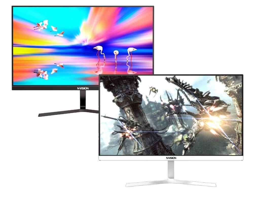 NVISION N2455PRO-B 23.8" 100HZ IPS 1080P FHD LED Monitor, Colors: Black