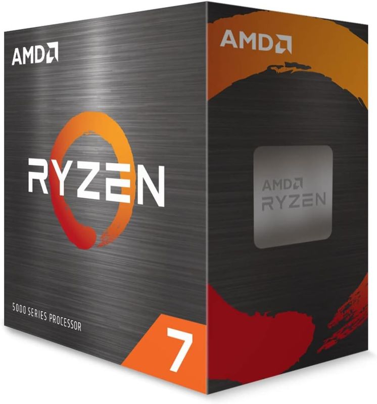 AMD RYZEN 7 5700X 8-Core, 16-Thread 3.4 GHz (4.6 GHz Max Boost) Processor