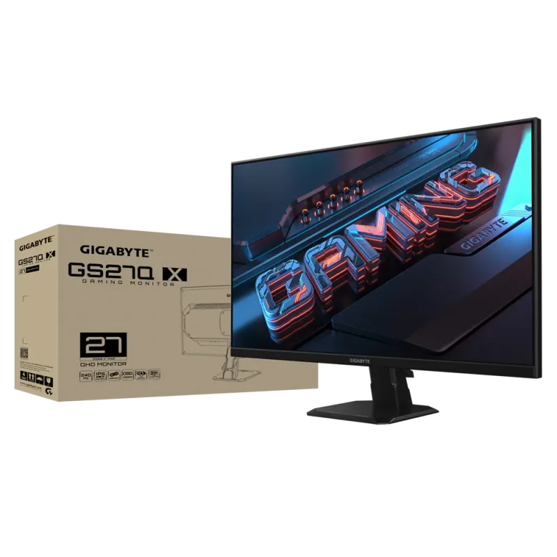 Gigabyte GS27Q X 27" QHD 1440P (2560x1440) IPS 240Hz 1ms Gaming Monitor