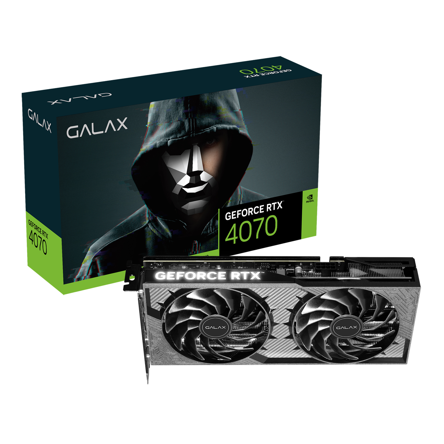 GALAX GeForce RTX™ 4070 1-Click OC 2X V2 12GB 192-bit GDDR6X
