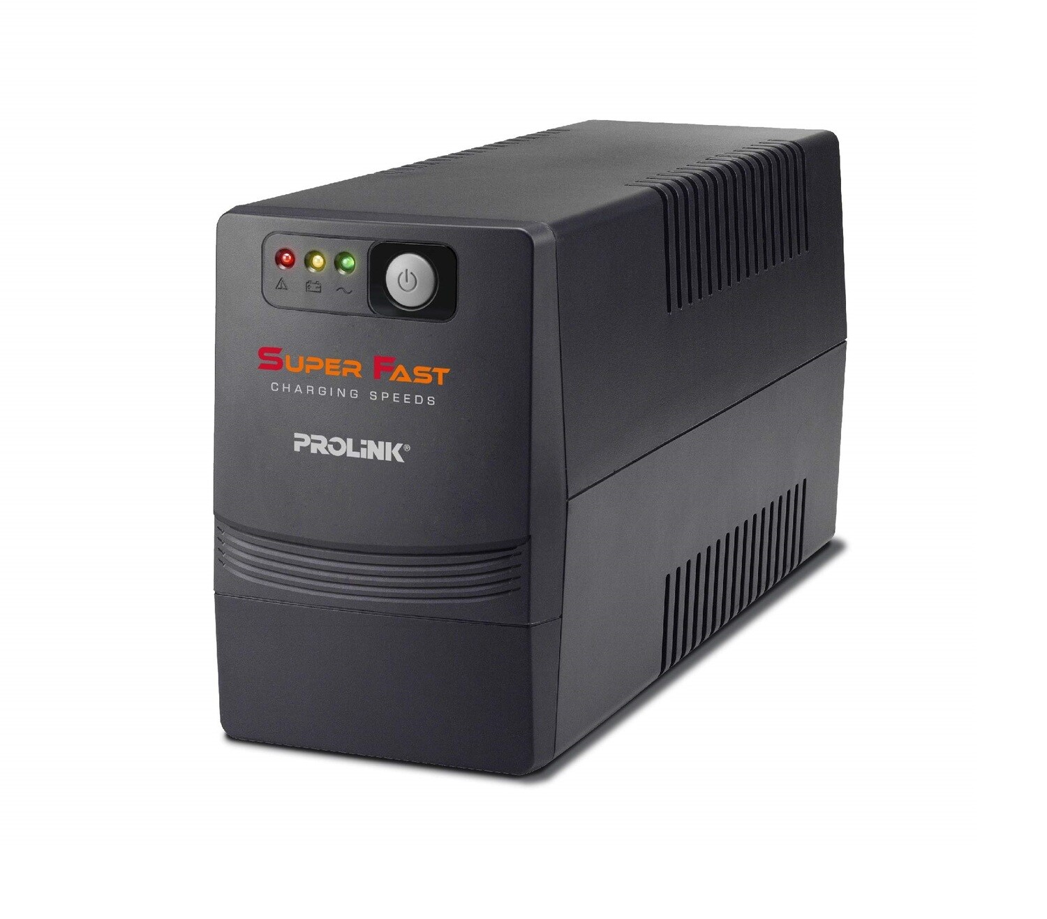 Prolink PRO2000SFCU 2KVA/ 1200Watts 4 Universal Socket, with USB Port, 2 x 12V/ 10Ah Battery, Super-Fast Charging Line Interactive UPS w/ built-in AVR Uninterruptible Power Supply