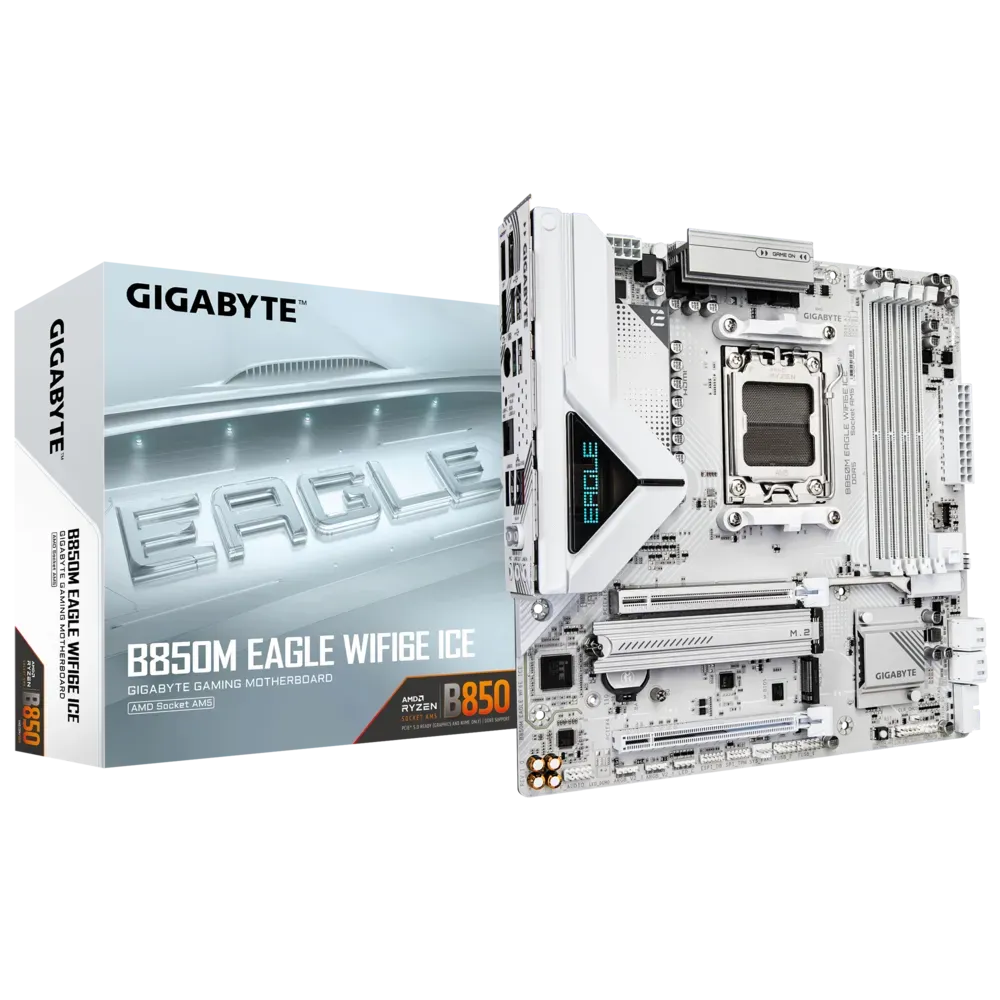 GIGABYTE B850M EAGLE WIFI6E ICE DDR5 MOTHERBOARD