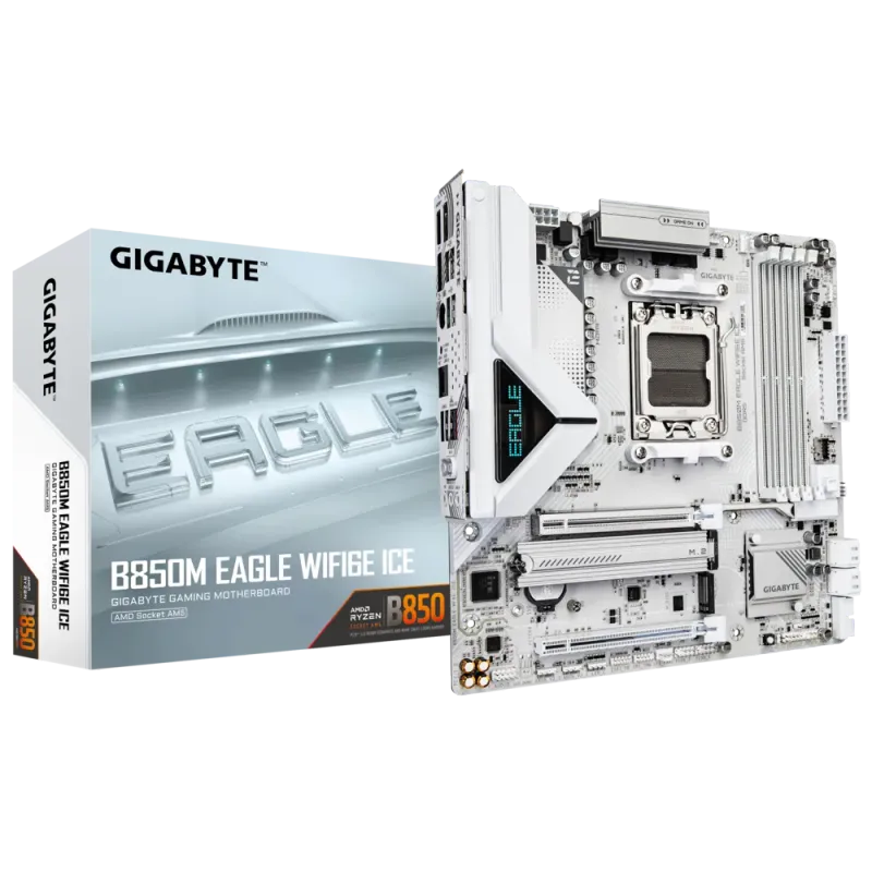 GIGABYTE B850M EAGLE WIFI6E ICE DDR5 MOTHERBOARD GIGABYTE B850M EAGLE WIFI6E ICE DDR5 MOTHERBOARD