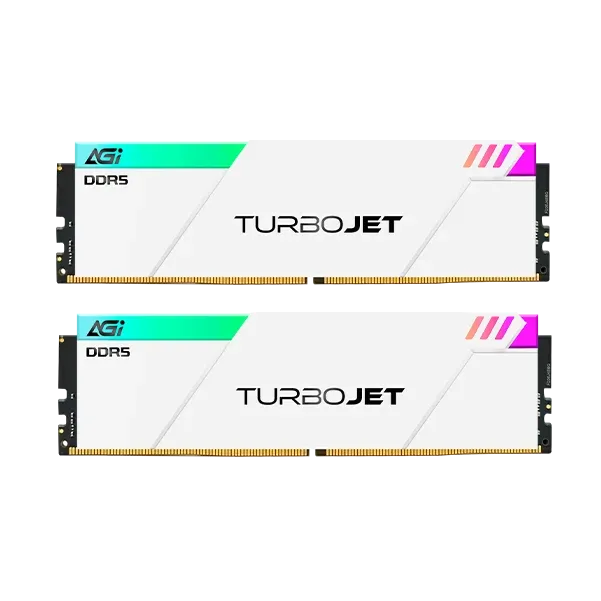 AGI UD858 TURBOJET RGB DDR5 8000 CL38 32GB 2x16GB Kit Desktop Memory