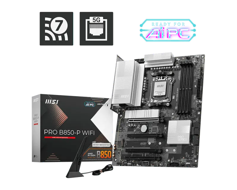 MSI PRO B850-P WIFI DDR5 MOTHERBOARD