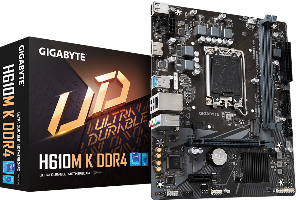 Gigabyte H610M K LGA 1700 Motherboard