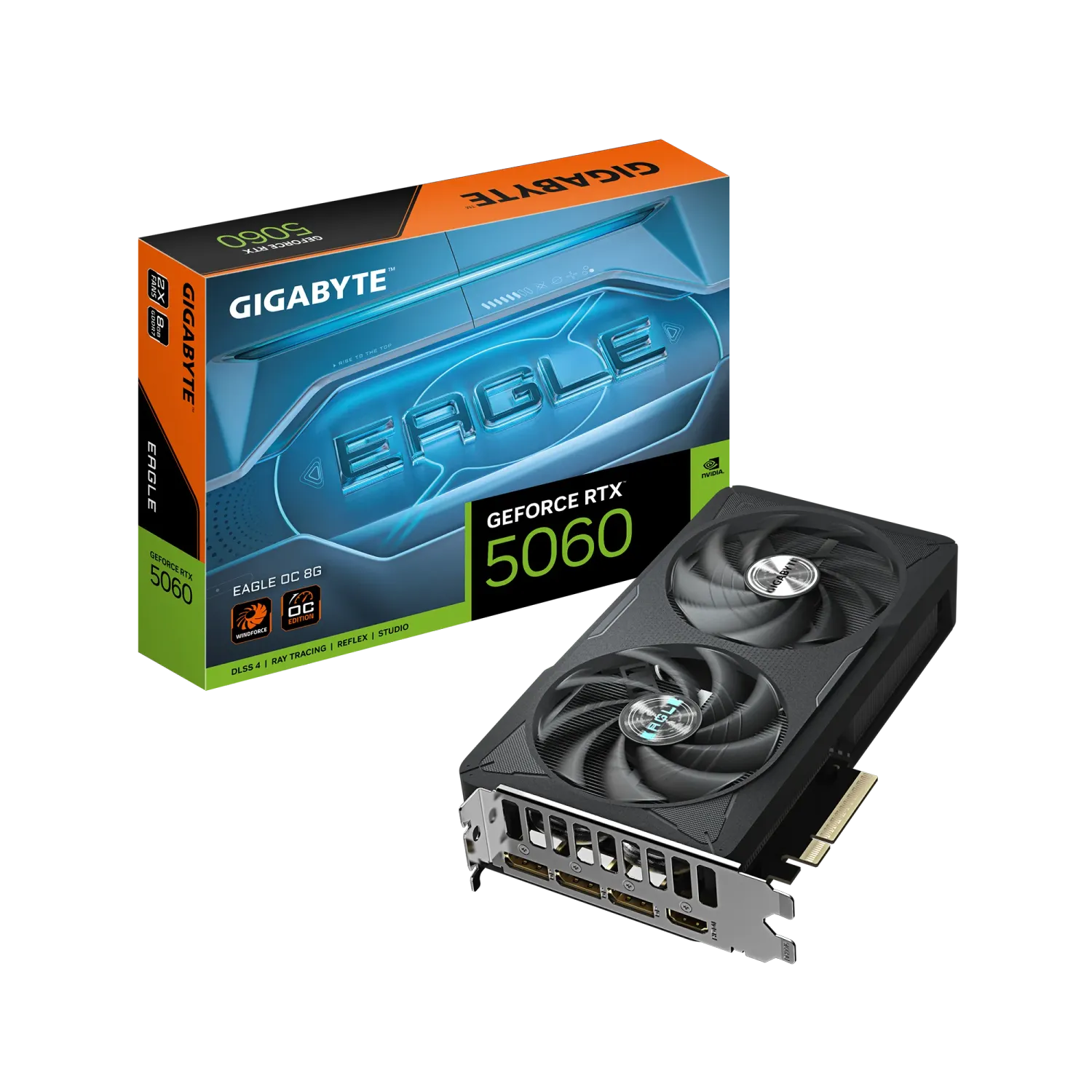 GIGABYTE GeForce RTX™ 5060 8G EAGLE OC 8G GDDR7 128-bit Video Card