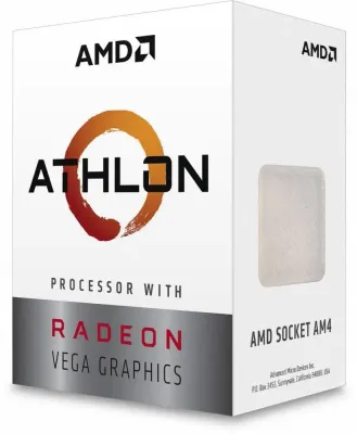 AMD ATHLON 3000G 3.5 GHZ Processor APU with Radeon Vega 3 Graphics