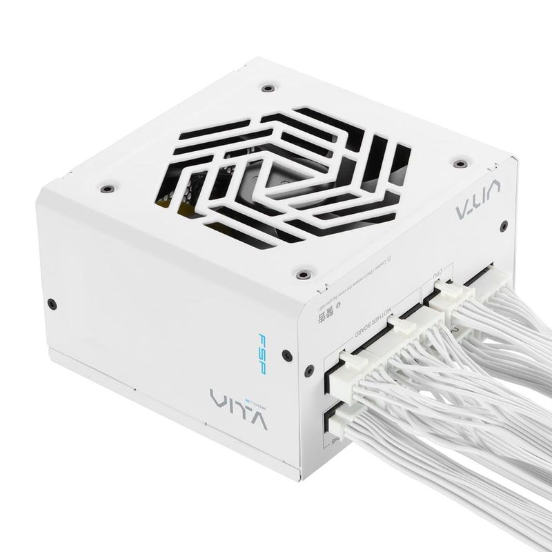 FSP VITA GM 750W White 80PLUS GOLD Full Modular ATX JAPAN Caps ATX 3.1 PCIe Gen 5.1 ACTIVE PFC POWER SUPPLY