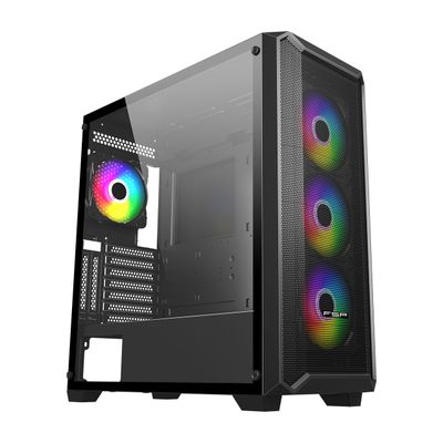 FSP CMT591A ATX TG Case (Free 4x 140mm RGB Fans)