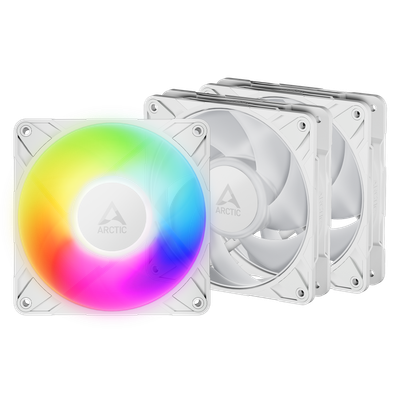 Arctic Cooling P12 Pro 120 mm A-RGB PWM Fan with Cable Splitter - 3 Pack
