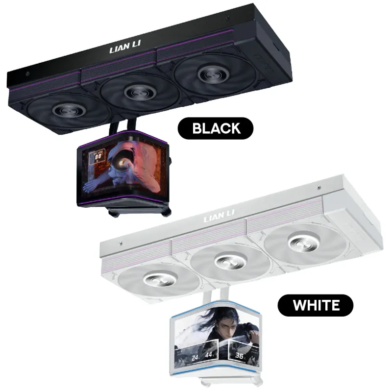 Lian Li Hydroshift 2 OLED Curved 360P AIO Liquid CPU Cooler Cooling Kit