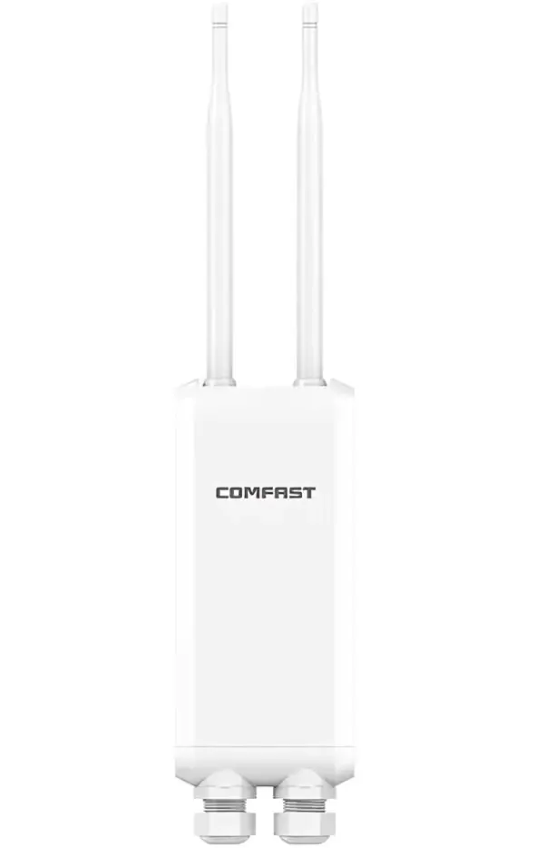 COMFAST CF-EW81 Long Range 2.4GHz Outdoor 300MBPS Wireless Network CPE Bridge Access Point, VLAN, 3 PORT