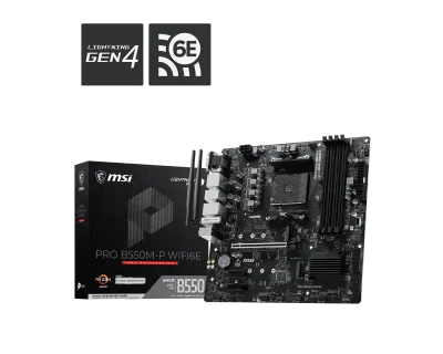 MSI PRO B550M-P WIFI6E Motherboard