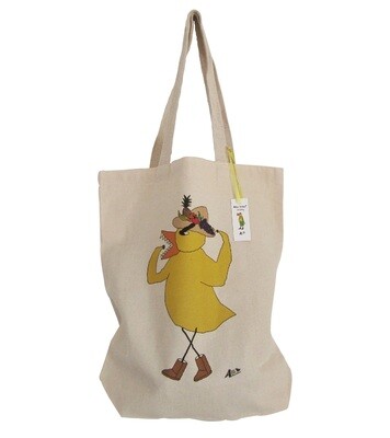 Angry Duck Fruithat Tote Bag