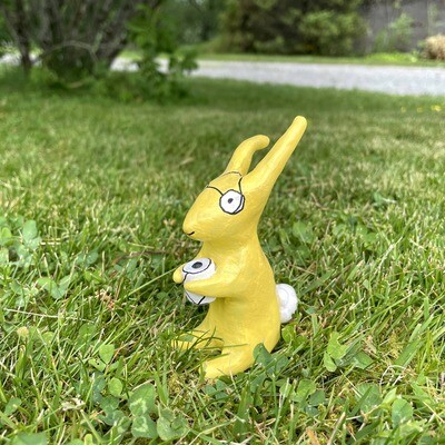 Angry Duck TP Bunny Resin Figure Toy