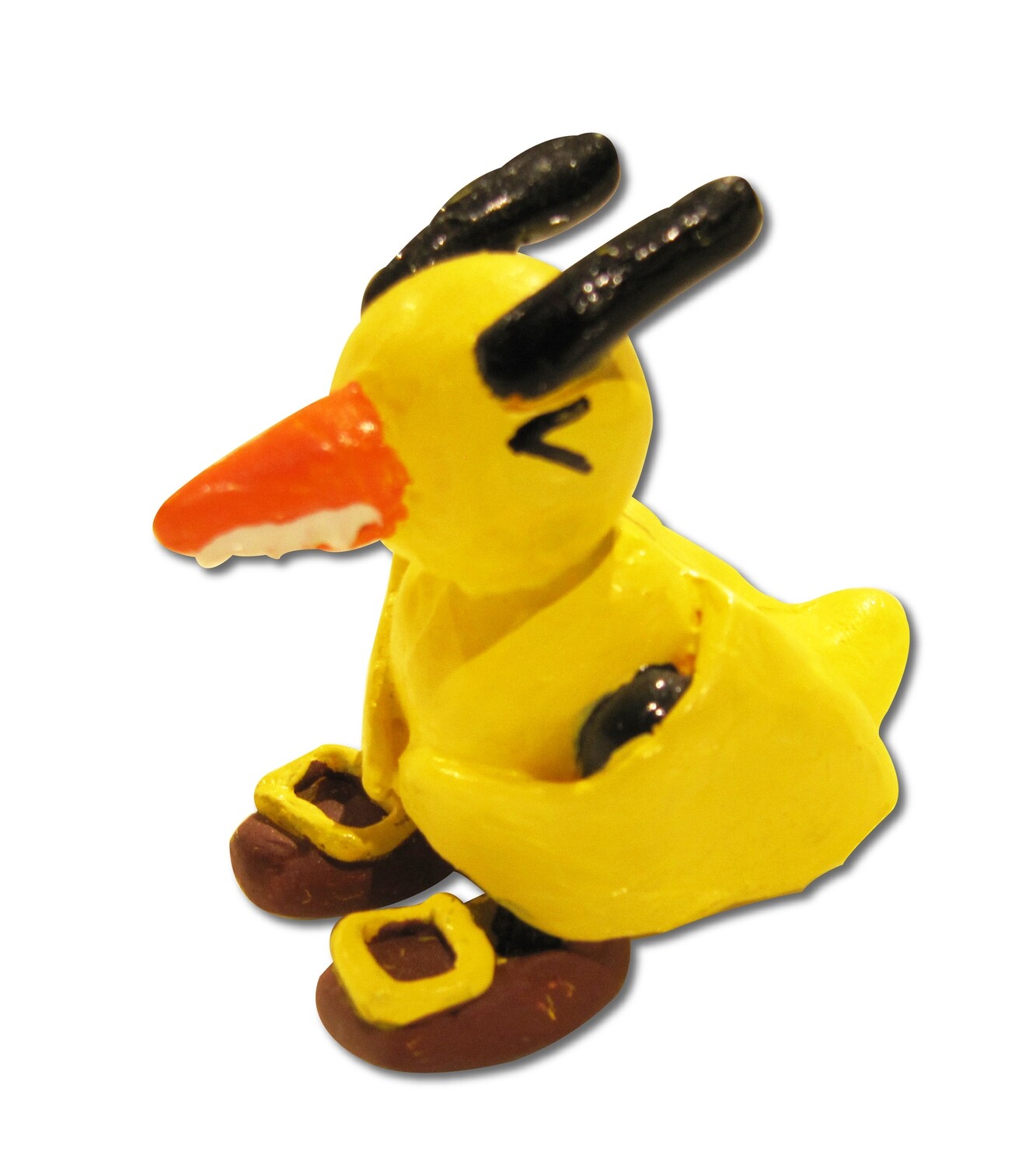 Angry Duck Mini Resin Figure Toy