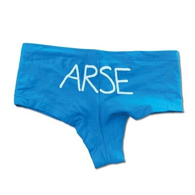 Angry Duck ARSE Short Briefs Undies Teal
