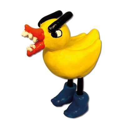 Angry Duck Resin Figure Toy