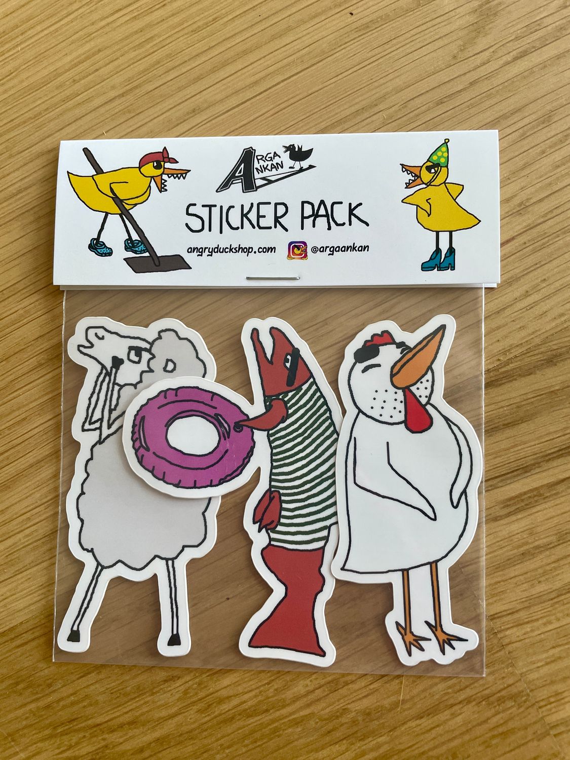 Angry Duck Sticker Pack
