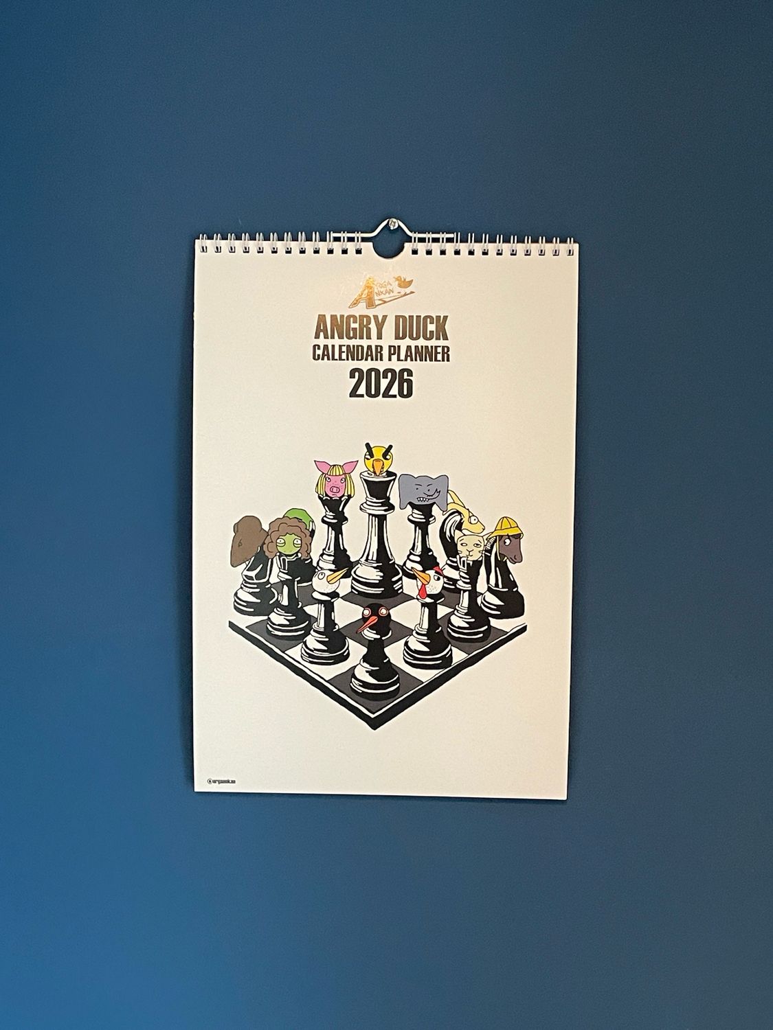 Angry Duck 2026 Wall Calendar Planner