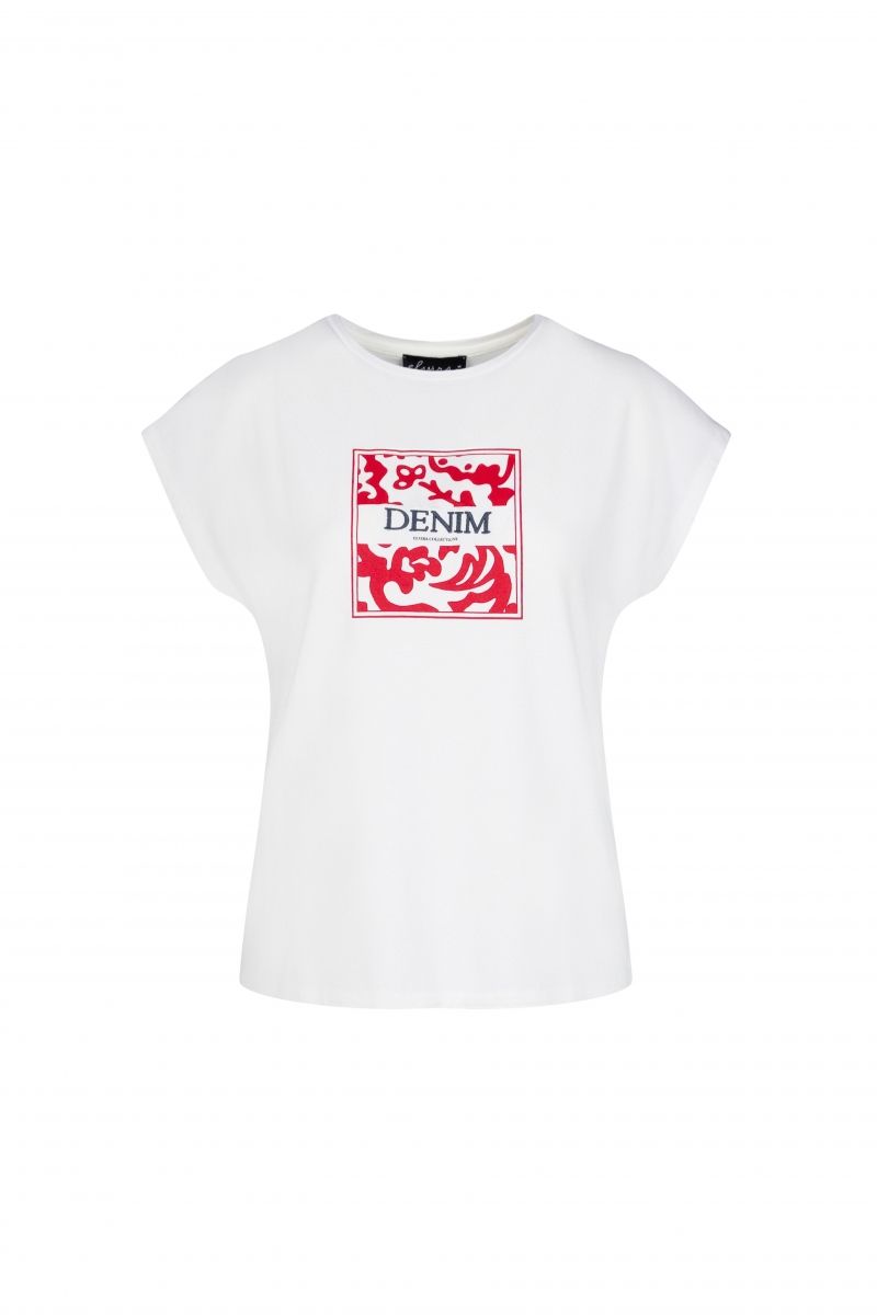 E1 25-033 T-Shirt Amy, Size: S, Color: Off White