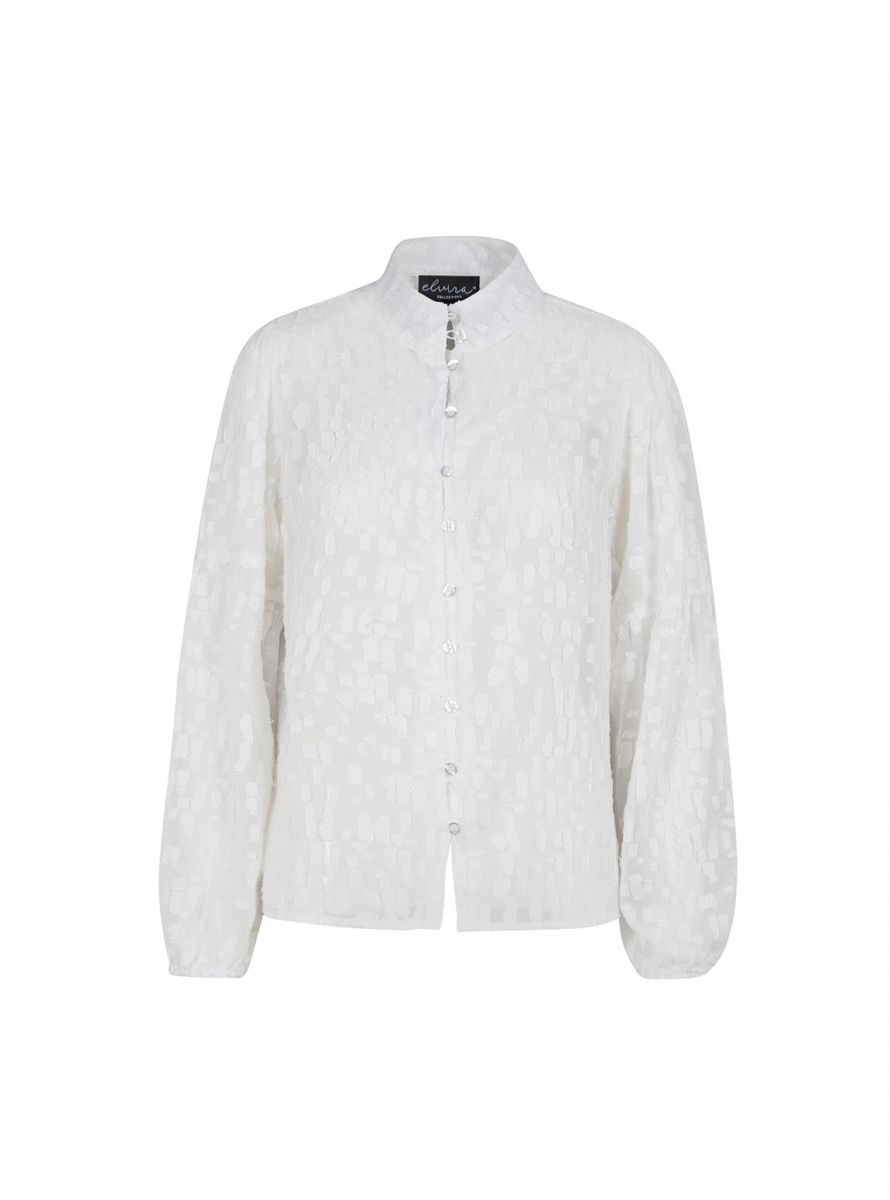 E5 24-017 Blouse Nena, Size: 36, Color: Off White