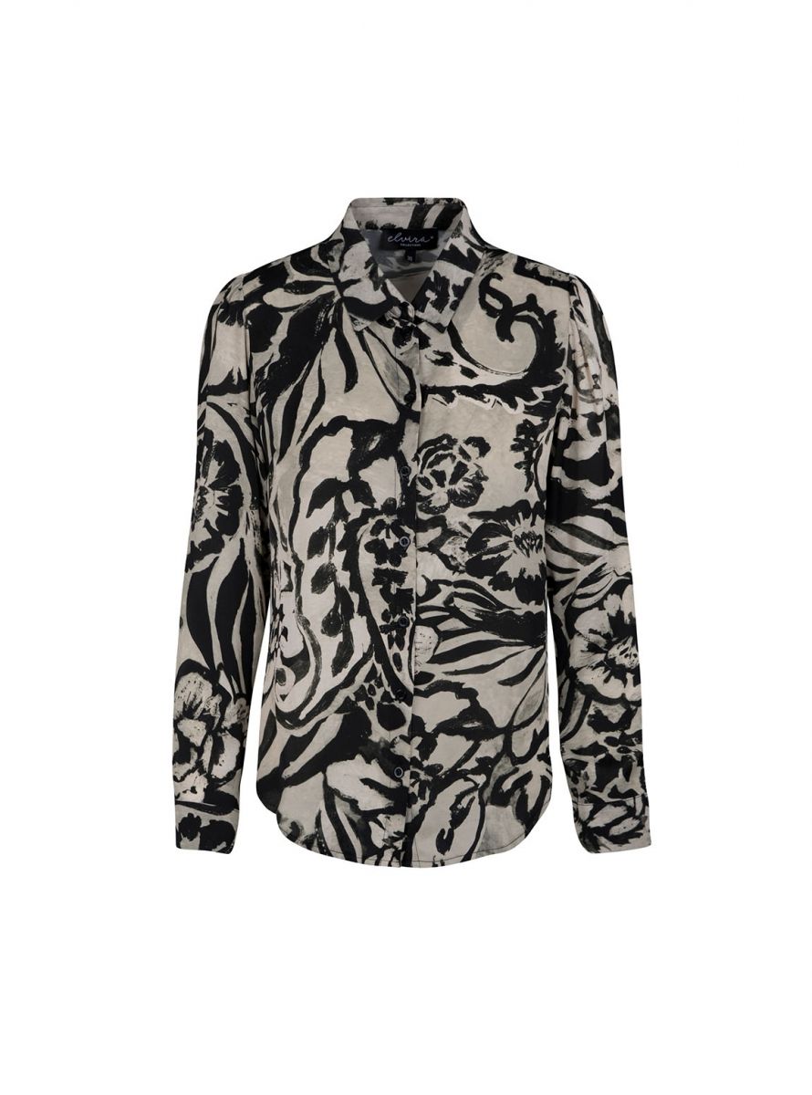 E5 24-033 Blouse Quinty, Size: 36, Color: Black