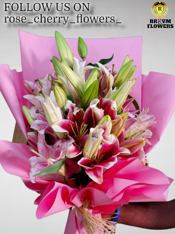 Exotic Lilly Hand Bouquet