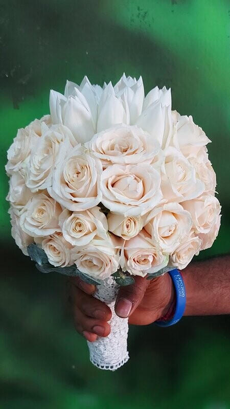 White Bridal Bouquet