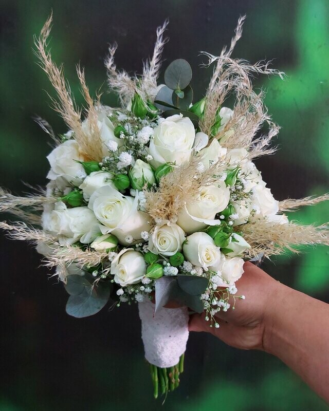 Dry Flower Bridal Bouquet