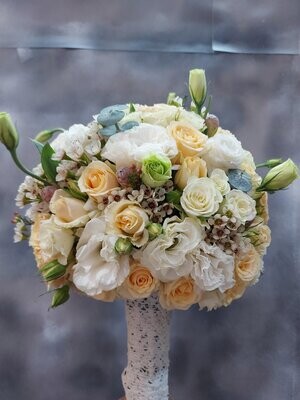 Lisianthus Bridal Bouquet