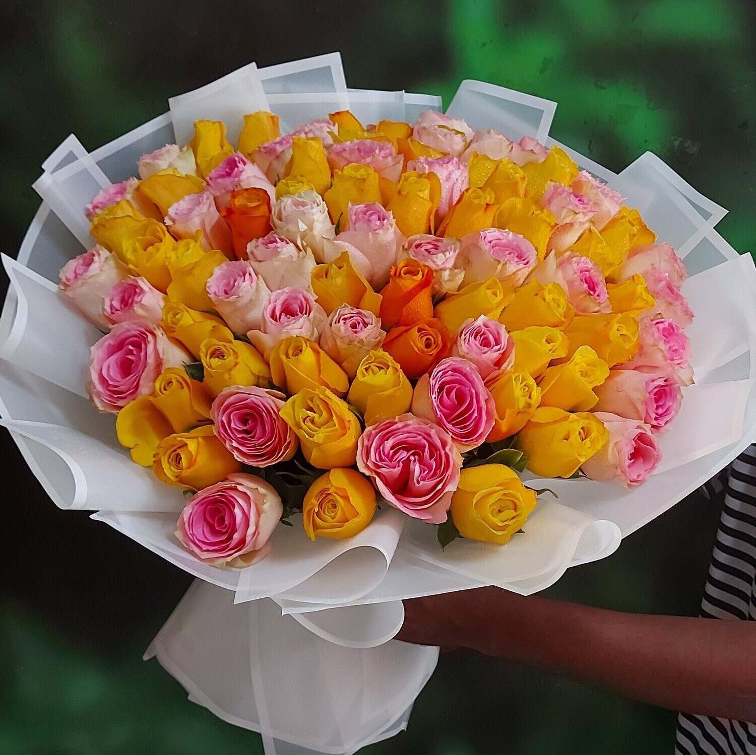 Assorted Roses Hand Bouquet