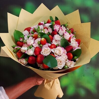 Berry With Flower Bouquet