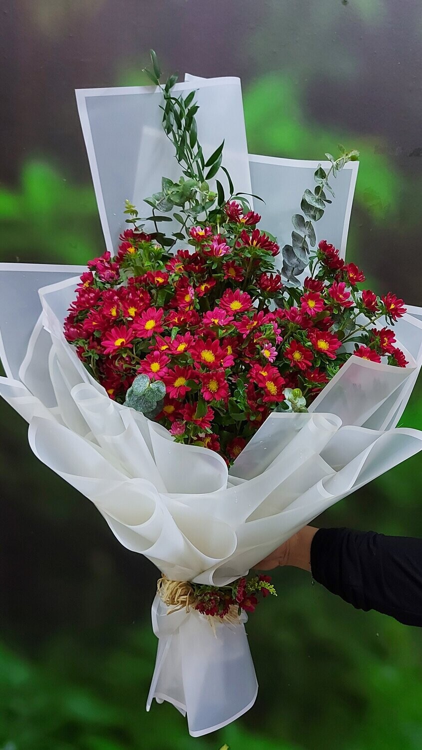 Bouquet Of Vibrant Flowers