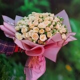 Joy Of Peach Baby Rose Bouquet