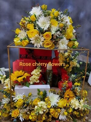 Huge Yellow  Composition Bouquet