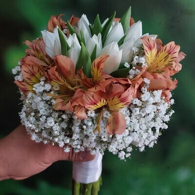 Multi Flower Bridal Bouquet
