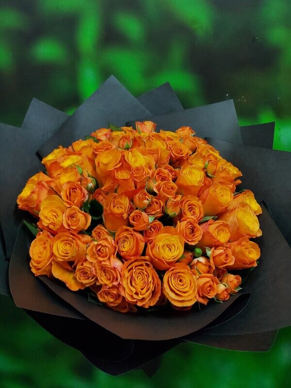 Ornamental Orange Flower Bouquet