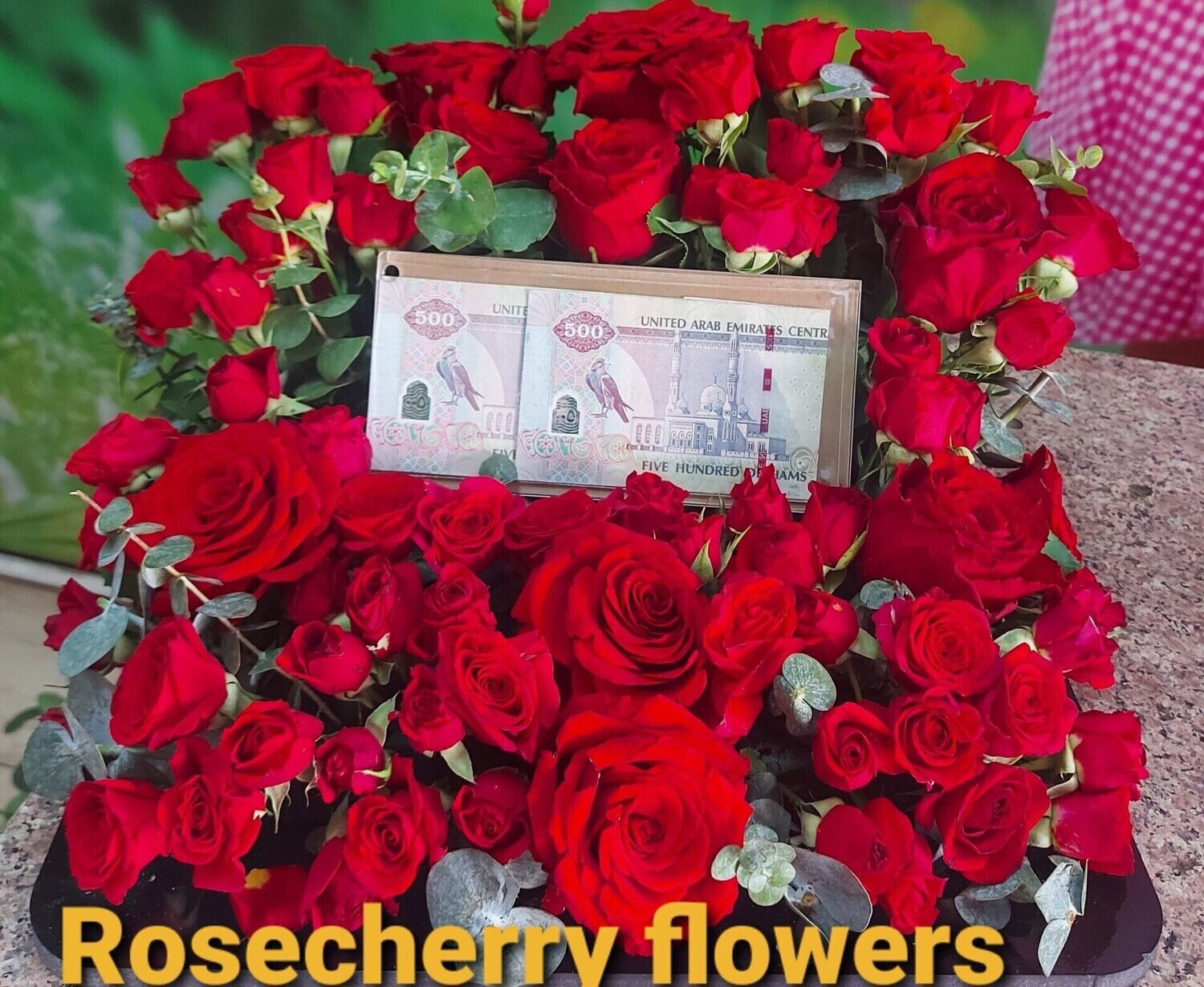 Pure Red Flower Arrangement